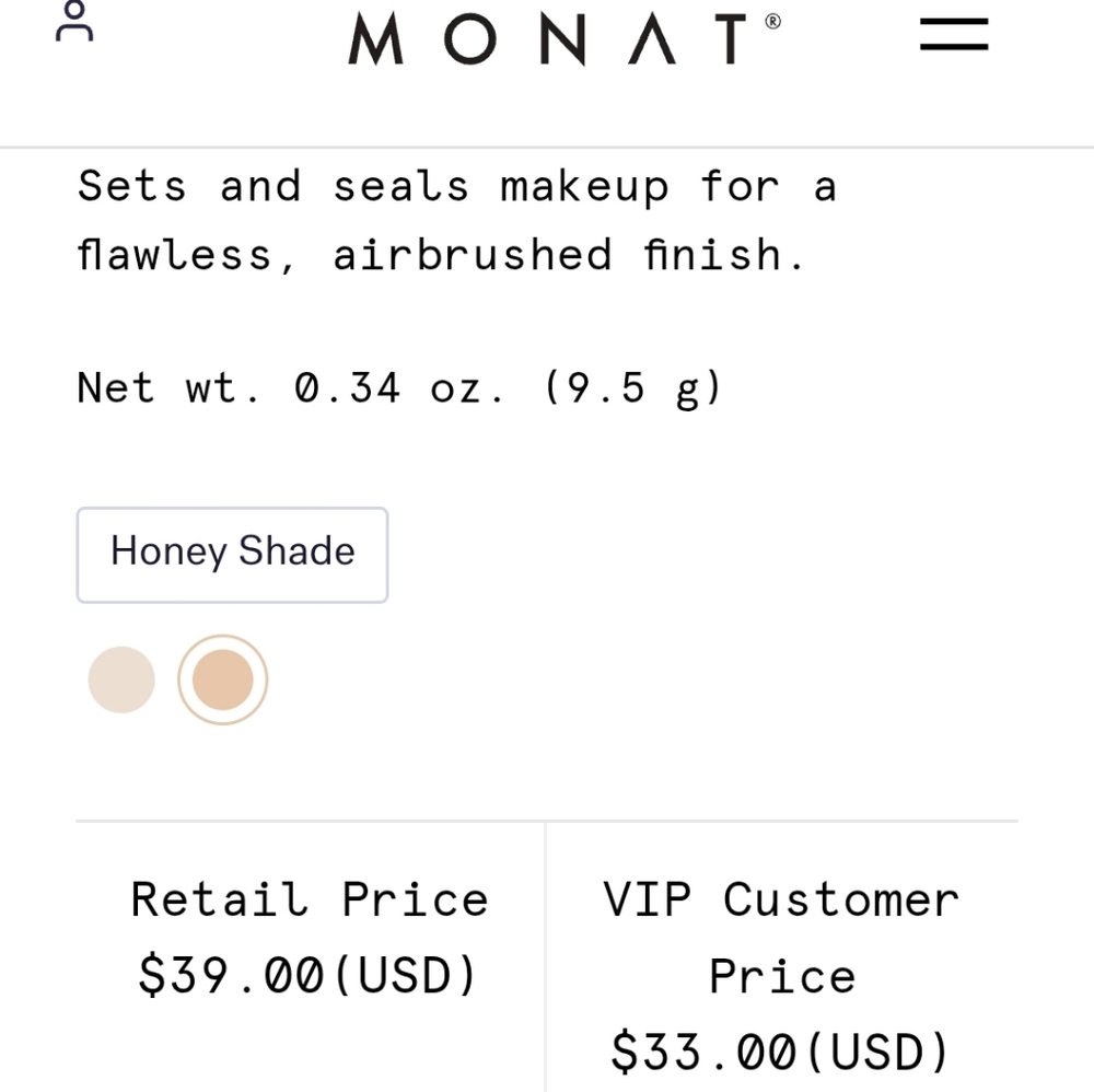 MONAT Perfecting Translucent Setting Powder — Nude Beige - Picture 2 of 4